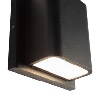 LED All terior Wall by Kuzco Lighting - Tolan Collection, Black Finish - AT48403-BK-UNV-3CCT