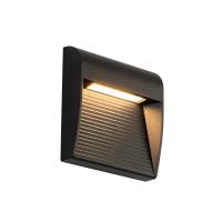 LED Exterior Wall Sconce by Kuzco Lighting - Casa Collection, Black Finish - EW27905-BK