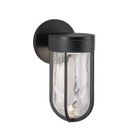 LED Exterior Wall Sconce by Kuzco Lighting - Davy Collection, Black Finish - EW17627-BK