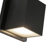 LED Exterior Wall Sconce by Kuzco Lighting - Mavis Collection, Black Finish - EW4401-BK