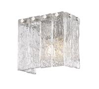 One Light Wall Sconce by Z-Lite - Glacier Collection, Brushed Nickel Finish - 1943-1S-BN
