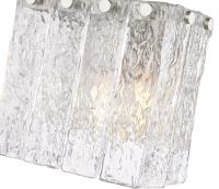 One Light Wall Sconce by Z-Lite - Glacier Collection, Brushed Nickel Finish - 1943-1S-BN