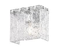 One Light Wall Sconce by Z-Lite - Glacier Collection, Chrome Finish - 1943-1S-CH
