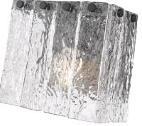 One Light Wall Sconce by Z-Lite - Glacier Collection, Matte Black Finish - 1943-1S-MB