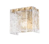 One Light Wall Sconce by Z-Lite - Glacier Collection, Modern Gold Finish - 1943-1S-MGLD