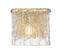 One Light Wall Sconce by Z-Lite - Glacier Collection, Modern Gold Finish - 1943-1S-MGLD