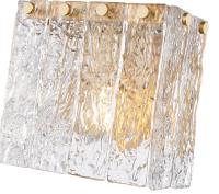 One Light Wall Sconce by Z-Lite - Glacier Collection, Modern Gold Finish - 1943-1S-MGLD