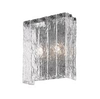 Two Light Wall Sconce by Z-Lite - Glacier Collection, Matte Black Finish - 1943-2S-MB