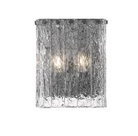 Two Light Wall Sconce by Z-Lite - Glacier Collection, Matte Black Finish - 1943-2S-MB