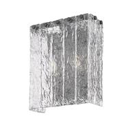 Two Light Wall Sconce by Z-Lite - Glacier Collection, Matte Black Finish - 1943-2S-MB