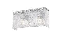 Two Light Vanity by Z-Lite - Glacier Collection, Chrome Finish - 1943-2V-CH