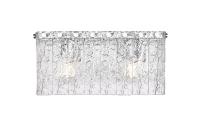 Two Light Vanity by Z-Lite - Glacier Collection, Chrome Finish - 1943-2V-CH