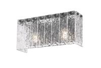 Two Light Vanity by Z-Lite - Glacier Collection, Matte Black Finish - 1943-2V-MB