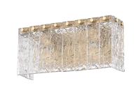 Two Light Vanity by Z-Lite - Glacier Collection, Modern Gold Finish - 1943-2V-MGLD