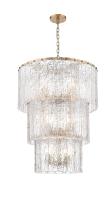 12 Light Chandelier by Z-Lite - Glacier Collection, Modern Gold Finish - 1943-36MGLD