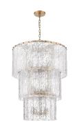 12 Light Chandelier by Z-Lite - Glacier Collection, Modern Gold Finish - 1943-36MGLD