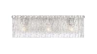 Three Light Vanity by Z-Lite - Glacier Collection, Brushed Nickel Finish - 1943-3V-BN