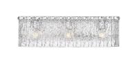 Three Light Vanity by Z-Lite - Glacier Collection, Chrome Finish - 1943-3V-CH