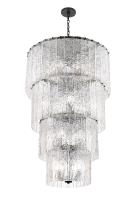 18 Light Chandelier by Z-Lite - Glacier Collection, Matte Black Finish - 1943-48MB