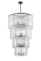 18 Light Chandelier by Z-Lite - Glacier Collection, Matte Black Finish - 1943-48MB