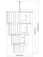 18 Light Chandelier by Z-Lite - Glacier Collection, Matte Black Finish - 1943-48MB