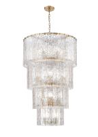 18 Light Chandelier by Z-Lite - Glacier Collection, Modern Gold Finish - 1943-48MGLD