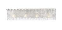 Four Light Vanity by Z-Lite - Glacier Collection, Brushed Nickel Finish - 1943-4V-BN