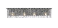 Four Light Vanity by Z-Lite - Glacier Collection, Matte Black Finish - 1943-4V-MB