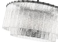 Ten Light Pendant by Z-Lite - Glacier Collection, Matte Black Finish - 1943P26-2-MB