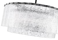 12 Light Pendant by Z-Lite - Glacier Collection, Matte Black Finish - 1943P32-2-MB