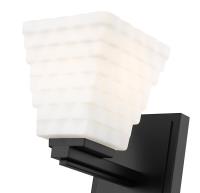One Light Wall Sconce by Z-Lite - Annalise Collection, Matte Black Finish - 7514-1S-MB