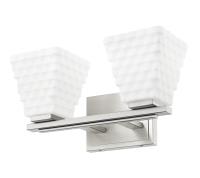 Two Light Vanity by Z-Lite - Annalise Collection, Brushed Nickel Finish - 7514-2V-BN