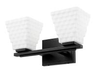 Two Light Vanity by Z-Lite - Annalise Collection, Matte Black Finish - 7514-2V-MB
