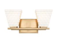 Two Light Vanity by Z-Lite - Annalise Collection, Modern Gold Finish - 7514-2V-MGLD