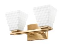 Two Light Vanity by Z-Lite - Annalise Collection, Modern Gold Finish - 7514-2V-MGLD