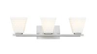Three Light Vanity by Z-Lite - Annalise Collection, Brushed Nickel Finish - 7514-3V-BN