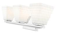 Three Light Vanity by Z-Lite - Annalise Collection, Chrome Finish - 7514-3V-CH