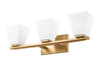 Three Light Vanity by Z-Lite - Annalise Collection, Modern Gold Finish - 7514-3V-MGLD