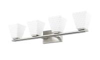 Four Light Vanity by Z-Lite - Annalise Collection, Brushed Nickel Finish - 7514-4V-BN