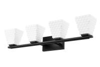 Four Light Vanity by Z-Lite - Annalise Collection, Matte Black Finish - 7514-4V-MB