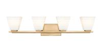 Four Light Vanity by Z-Lite - Annalise Collection, Modern Gold Finish - 7514-4V-MGLD