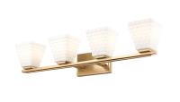 Four Light Vanity by Z-Lite - Annalise Collection, Modern Gold Finish - 7514-4V-MGLD