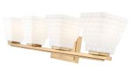 Four Light Vanity by Z-Lite - Annalise Collection, Modern Gold Finish - 7514-4V-MGLD