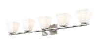 Five Light Vanity by Z-Lite - Annalise Collection, Brushed Nickel Finish - 7514-5V-BN