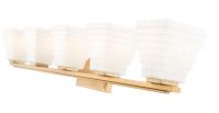 Five Light Vanity by Z-Lite - Annalise Collection, Modern Gold Finish - 7514-5V-MGLD