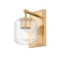 One Light Wall Sconce by Z-Lite - Landon Collection, Modern Gold Finish - 7515-1S-MGLD