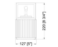 One Light Wall Sconce by Z-Lite - Landon Collection, Modern Gold Finish - 7515-1S-MGLD