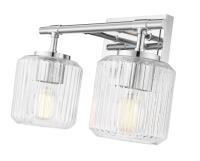 Two Light Vanity by Z-Lite - Landon Collection, Chrome Finish - 7515-2V-CH