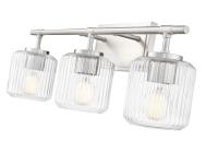 Three Light Vanity by Z-Lite - Landon Collection, Brushed Nickel Finish - 7515-3V-BN