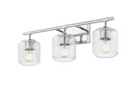 Three Light Vanity by Z-Lite - Landon Collection, Chrome Finish - 7515-3V-CH